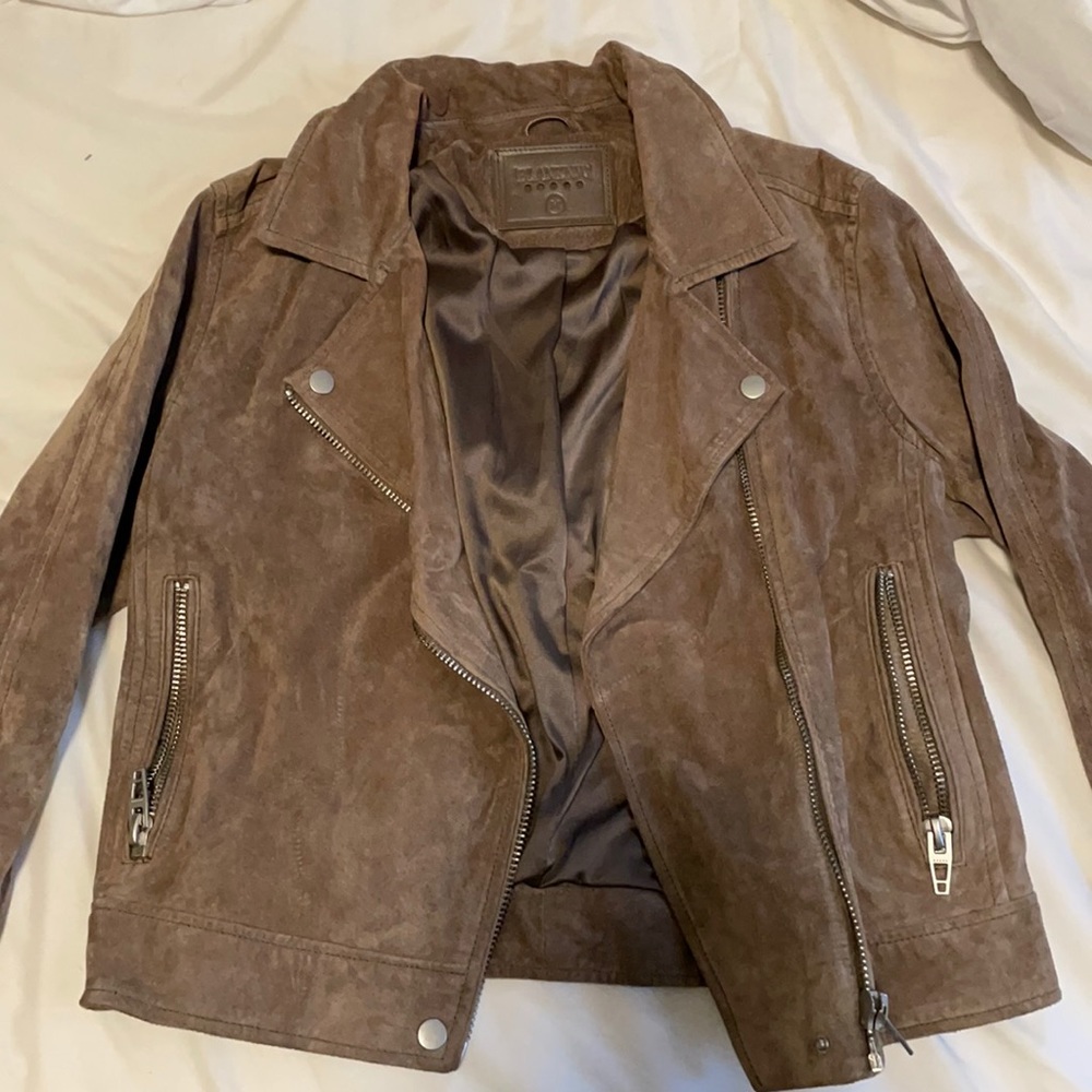 Blank NYC Suede Biker Jacket